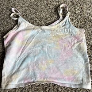 Hollister Multicolor Tie-Dye Tank Top